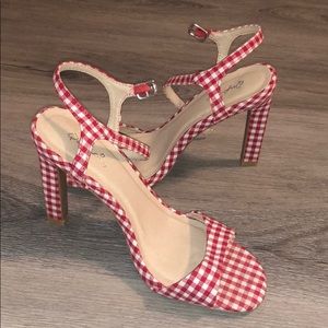 Gingham Heels from Lulus